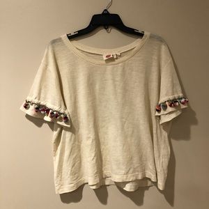 White/cream Anthropologie blouse